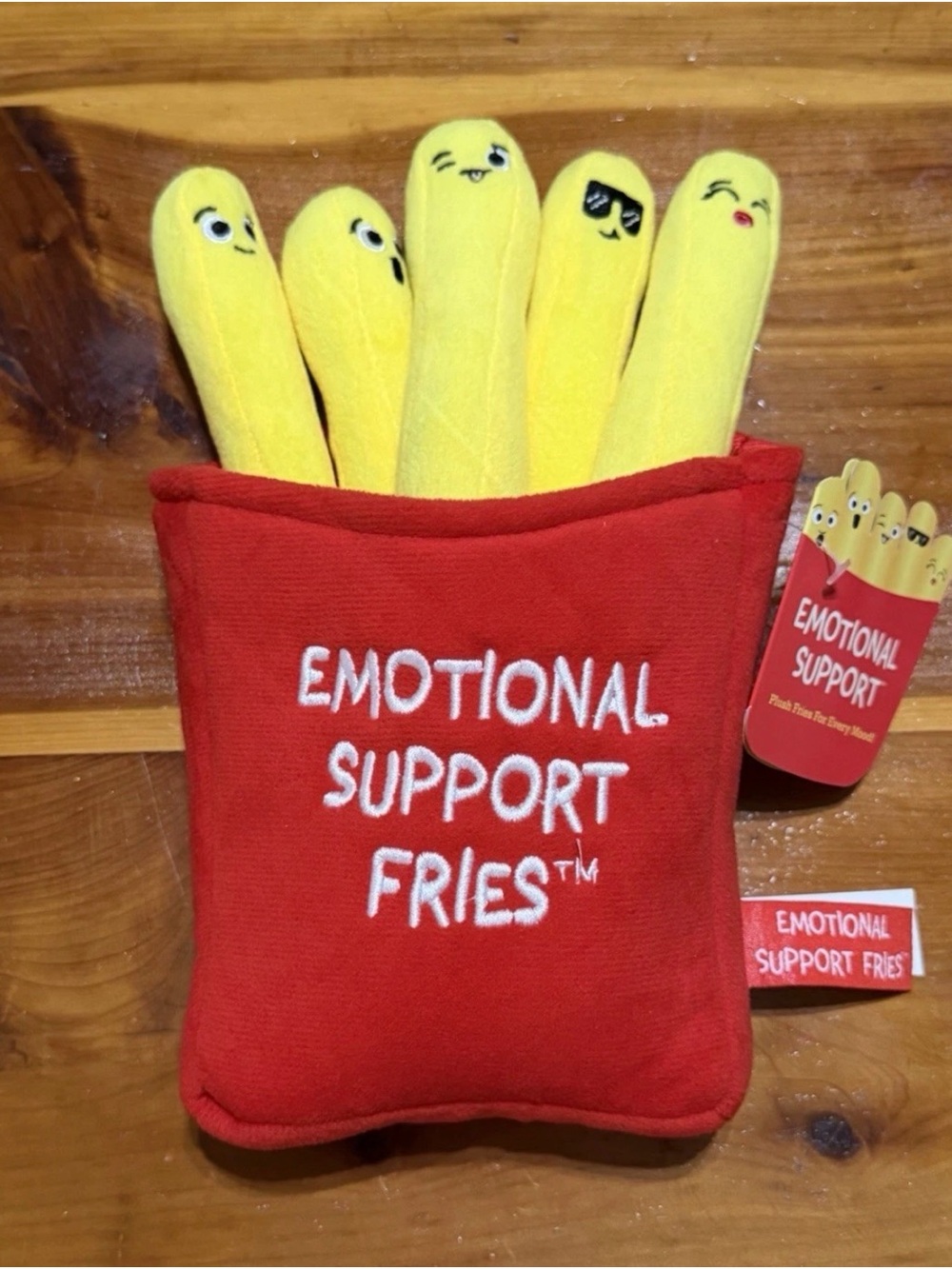 NEW What Do You Meme Emotional Support Fries Plush NWT Cute Plushie